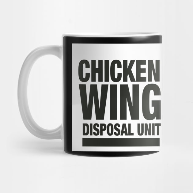 CHICKEN WING DISPOSAL T SHIRT by JDB STORE